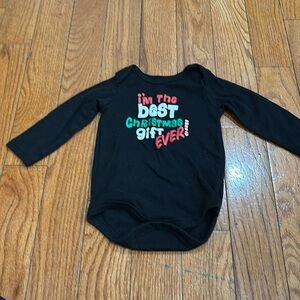 18 months long sleeve Christmas shirt “ I’m the best christmas gift ever!”
